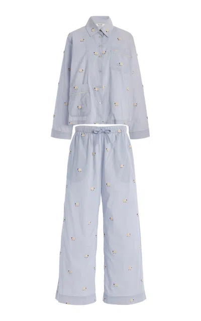 Sea Sheep Pj Set In Blue