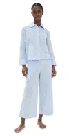Sea Sheep Sleepwear Button Down Pj Set Sky In Sky