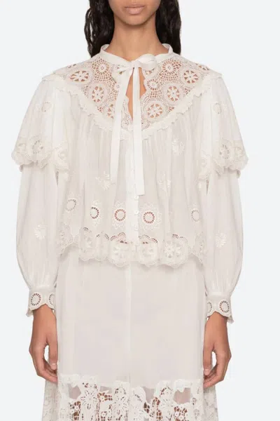 Sea Sofia Top In Cream In White