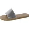 Sea Star Beachwear Cabana Womens Round Toe Slip On Slide Sandals In White