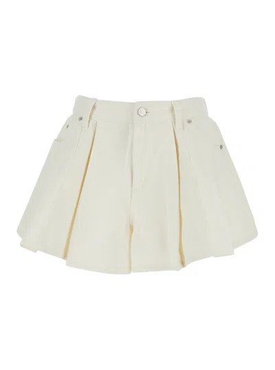 Sea Stasia Denim Shorts In White