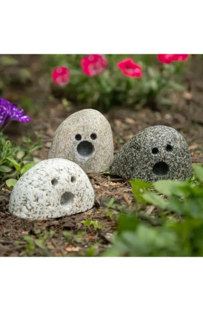 Sea Stones Garden Ghosts Set Of 3 In Multi