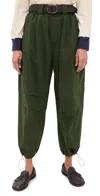 Sea Sullivan Sportswear Belted Cargo Pants Ivy In Green