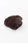 Sea To Me Blankets La Escapade Faux Fur Throw Blanket In Brown