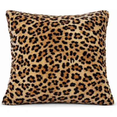 Sea To Me Blankets Pacific Faux Fur Pillow In Brown
