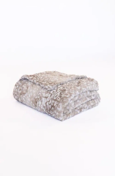 Sea To Me Blankets San Diego Safari Faux Fur Throw Blanket