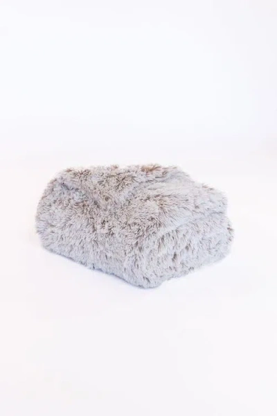 Sea To Me Blankets San Francisco Shag Faux Fur Throw Blanket In Sand