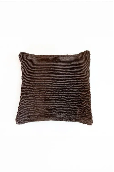 Sea To Me Blankets Tahoe Tranquility Faux Fur Accent Pillow In Multi