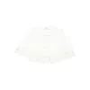 Sea Lace-trimmed Buttoned Blouse In White