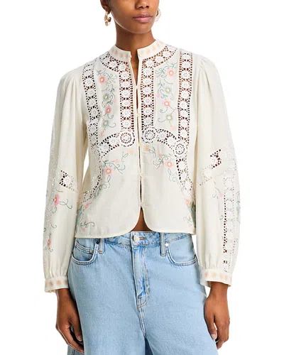 Sea Vesna Embroidered Blouse In White