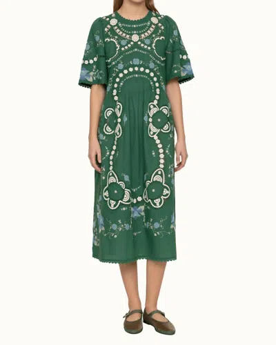 Sea Vesna Short Sleeve Dress In Green