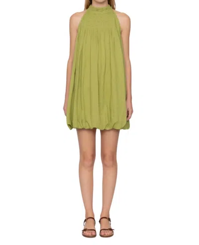 Sea Violet Mini Dress In Green