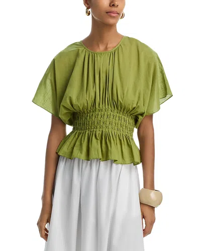 Sea Violet Top In Green