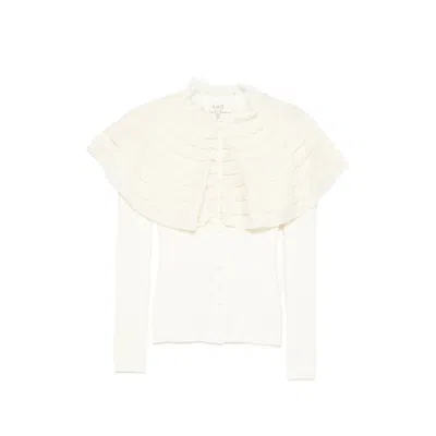 Sea Wanda Lace-trimmed Cardigan In Neutral