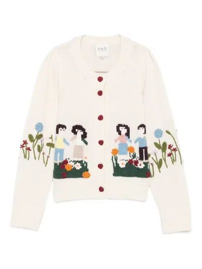 Sea Wendie Cardigan In Neutral