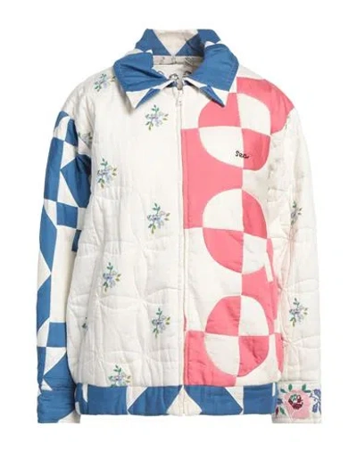 Sea Woman Jacket Ivory Size L Cotton In White