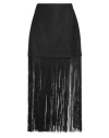Sea Noa Satin Slip Dress With Lace Skirt Black In Black