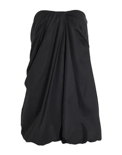 Sea Woman Mini Dress Black Size 6 Polyester, Viscose