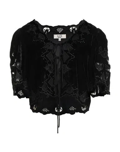 Sea Woman Top Black Size M Polyester