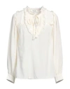 Sea Woman Top Off White Size L Silk In White
