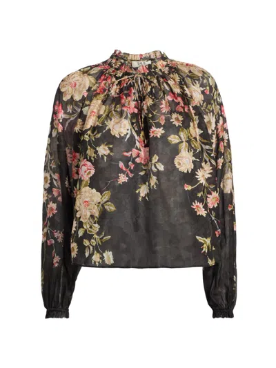 Sea Women's Jolie Floral-print Top In Neutral