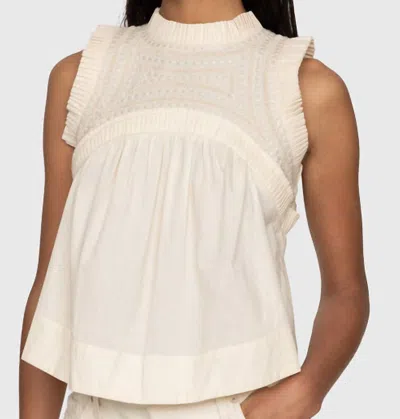 Sea Women's Larissa Emb Tank Top In Cream In White