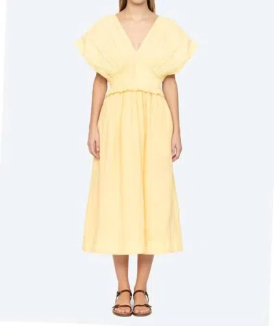 Sea Zora Dress In Butter In Yellow