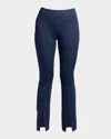 Seaav Cut Out Bootcut Leggings In Blue