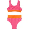 Seaesta Surf Kids' Crinkle Two-piece Swimsuit In Purple