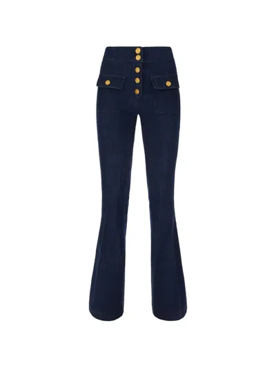 Seafarer Anais Button-front Jeans In Blue