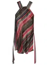 Seafarer Asymmetrical Printed Shirt In Multicolour