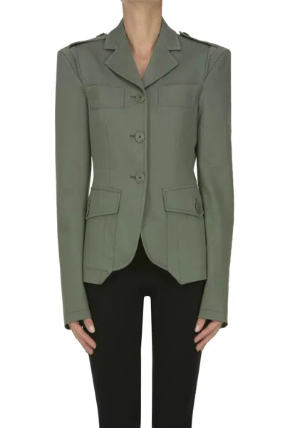 Seafarer Axelle Safari Style Jacket In Green