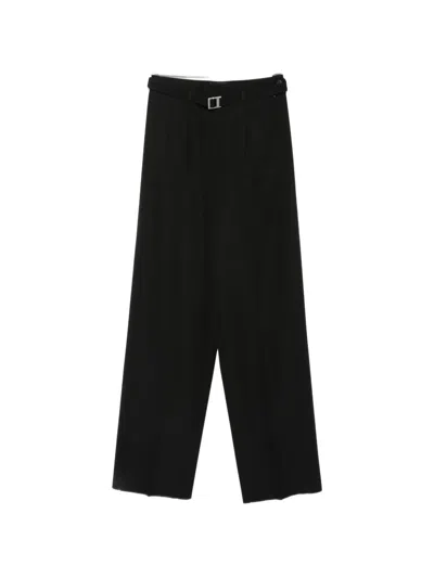 Seafarer Belted Wide-leg Trousers In Animal Print