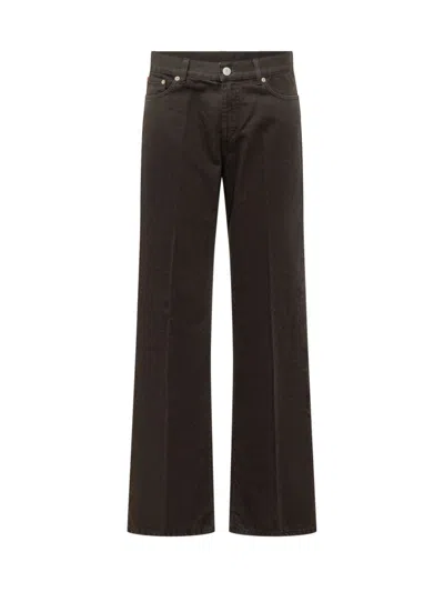 Seafarer Black Bootcut Mid Rise Jeans In Brown