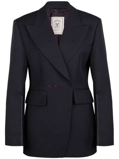 SEAFARER BLACK GILDA STRUCTURED TAILORED BLAZER