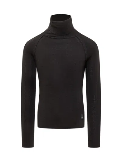 SEAFARER MEN BLACK TURTLE NECK SWEATERS