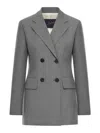 Seafarer Bonnie Double-breasted Wool Jacket In Gray