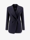 Seafarer Gilda Tailored Jacket Back Vent Lapels In Blue