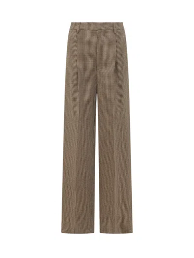 Seafarer Brown Straight Flat Front Pants