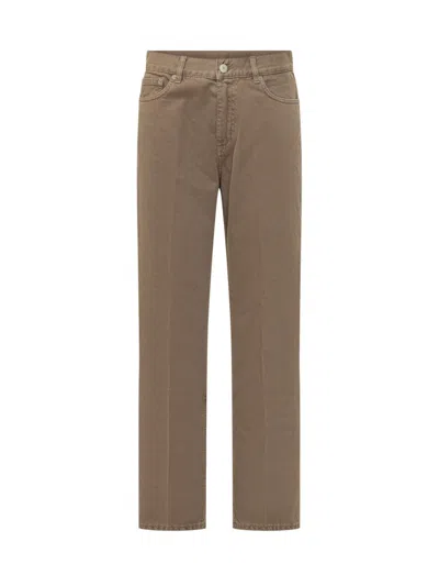 Seafarer Brown Straight High Rise Jeans