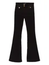 Seafarer Button-fastening Flared Trousers In Brown