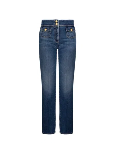 Seafarer Button-detail Pocket-detail Jeans In Blue