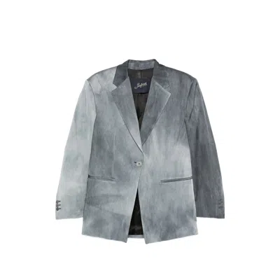 Seafarer Button-fastening Blazer In Gray