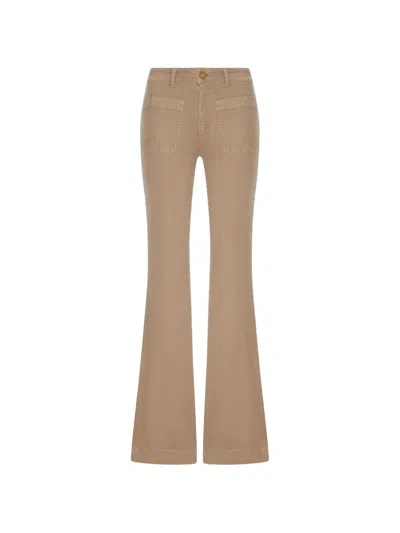 Seafarer Corduroy Flared Jeans In Brown