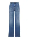 Seafarer Patch-pocket Flared Jeans In Blue