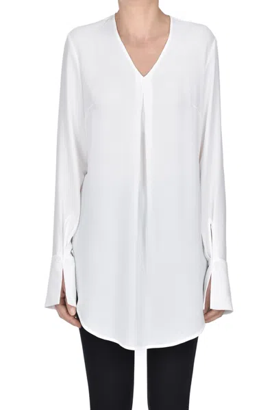 Seafarer Crepè Blouse In White