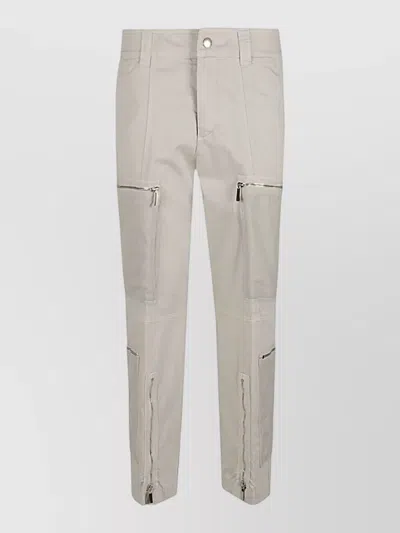 Seafarer Delta Trousers Belt Loops Zipper Pockets In Gray