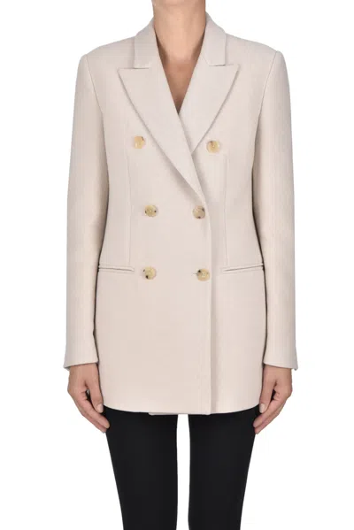 Seafarer Double-breasted Blazer In White