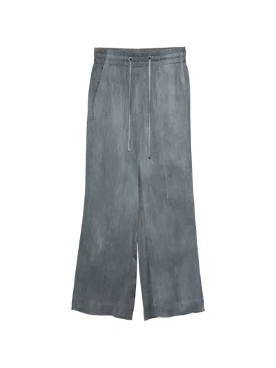 Seafarer Drawstring-fastening Palazzo Pants In Blue