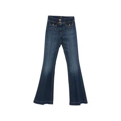Seafarer Emi Flared Jeans In Blue